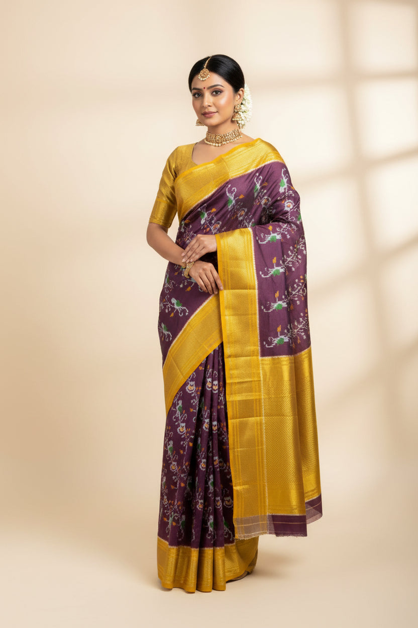 Kanchi Pure Pochampalli Silk
