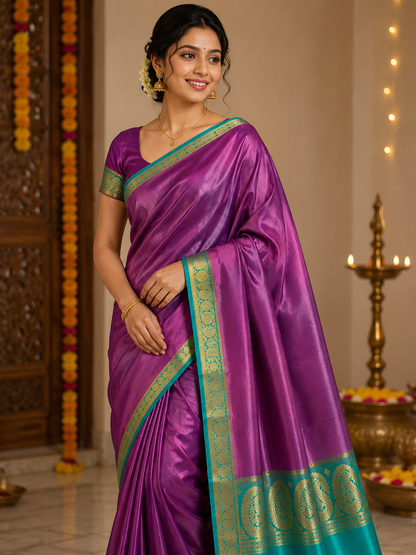 Pure Mysore Silk Saree.