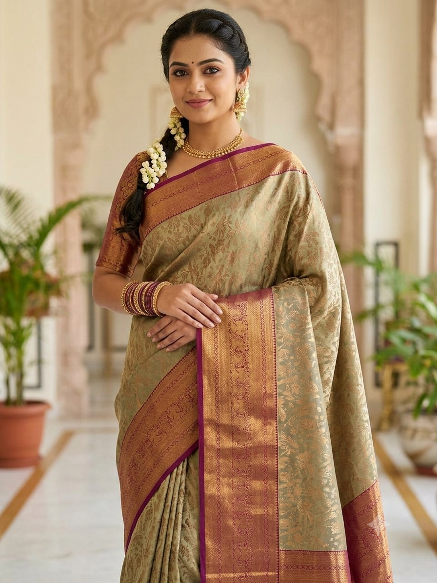 Pure Kanchipuram Silk Saree