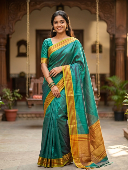 Pure Cotton Silk Saree