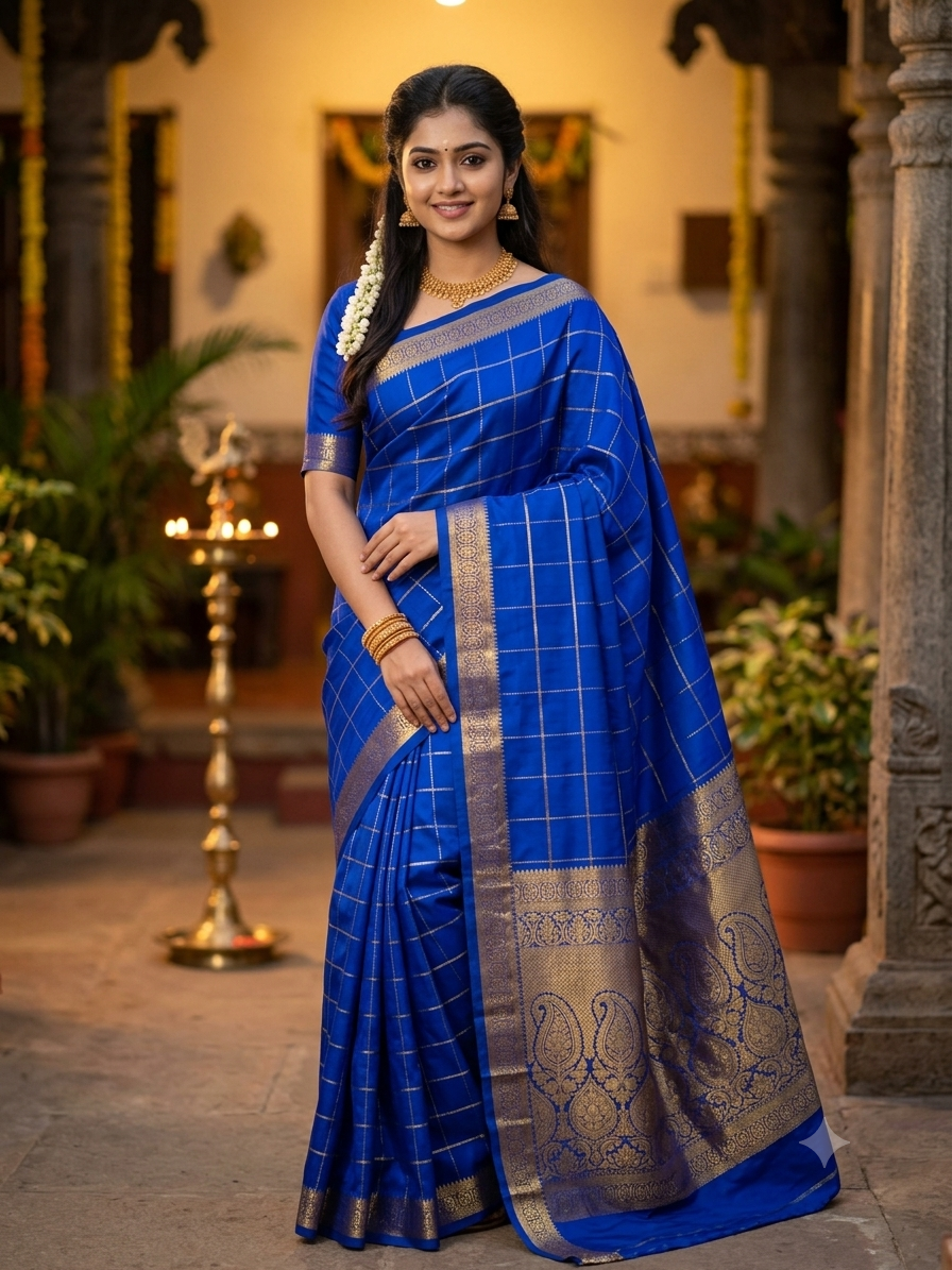 Pure Mysore Silk Saree.