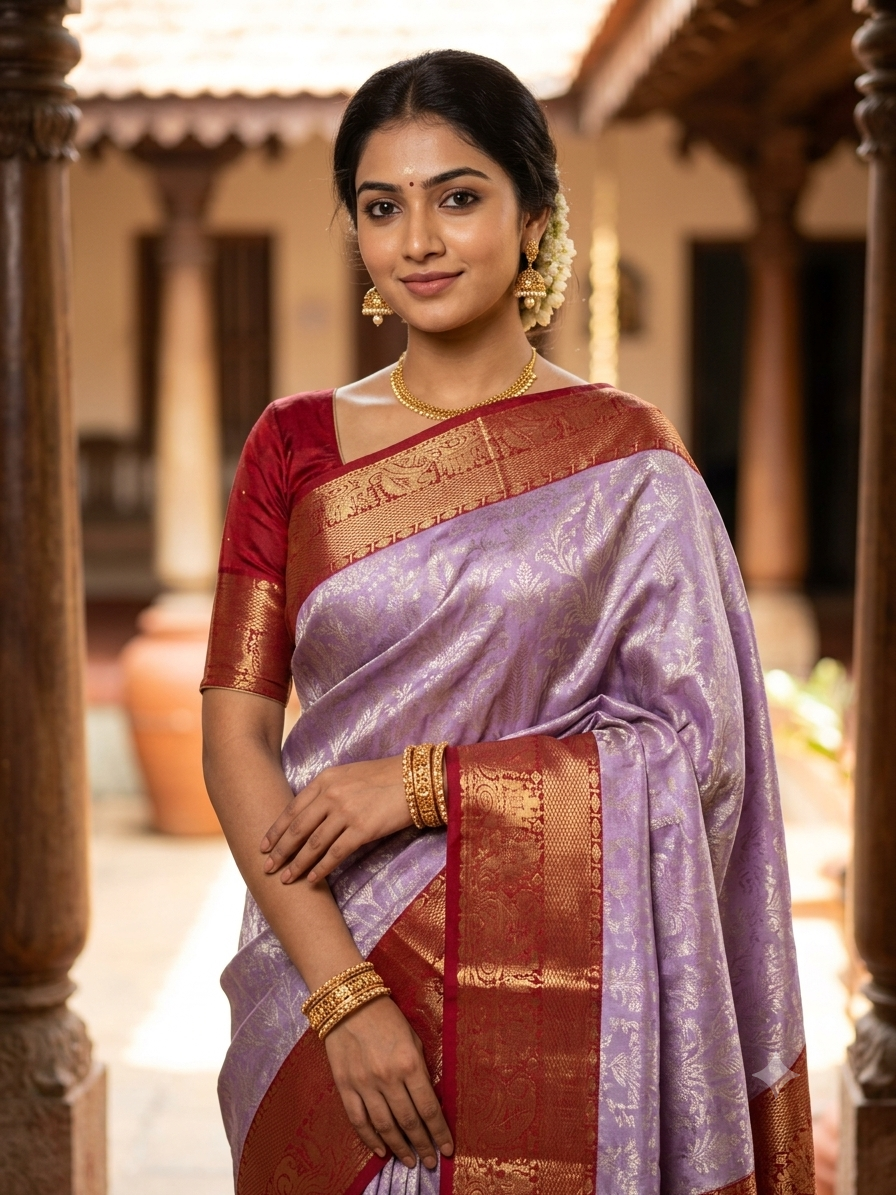 Kanchi Mix Silk Saree