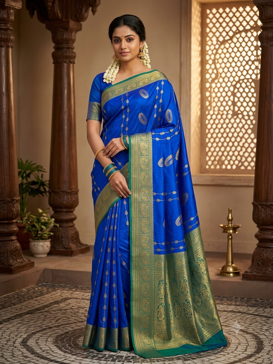 Pure Mysore Silk Saree.