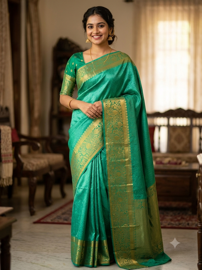 Raw Silk Saree.