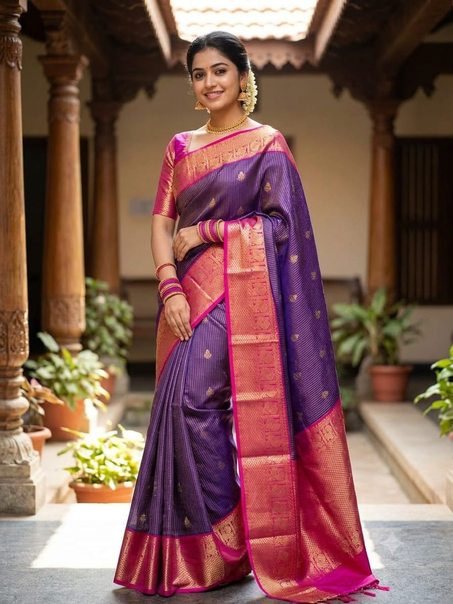 Pure Kanchipuram Silk Saree