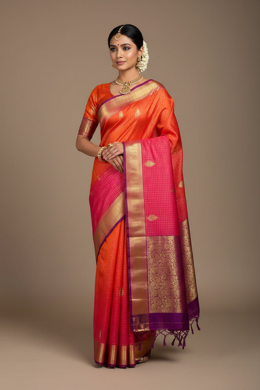 Pure Kanchipuram Silk Saree