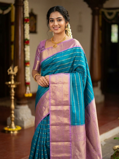 Kanchi Mix Silk Saree