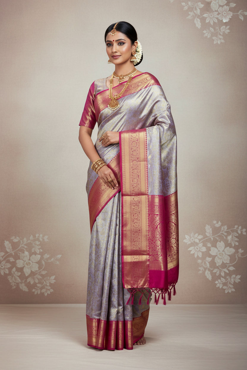 Kanchi Mix Silk Saree