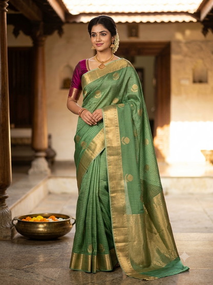 Pure Mysore Silk Saree.