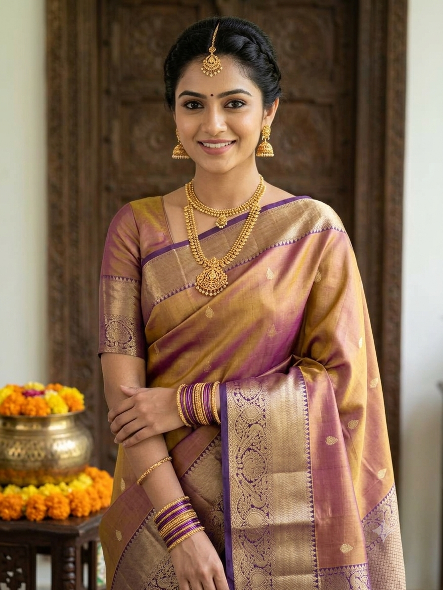 Pure Kanchipuram Silk Saree