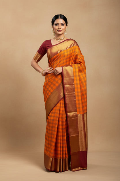 Kanchi Mix Silk Saree