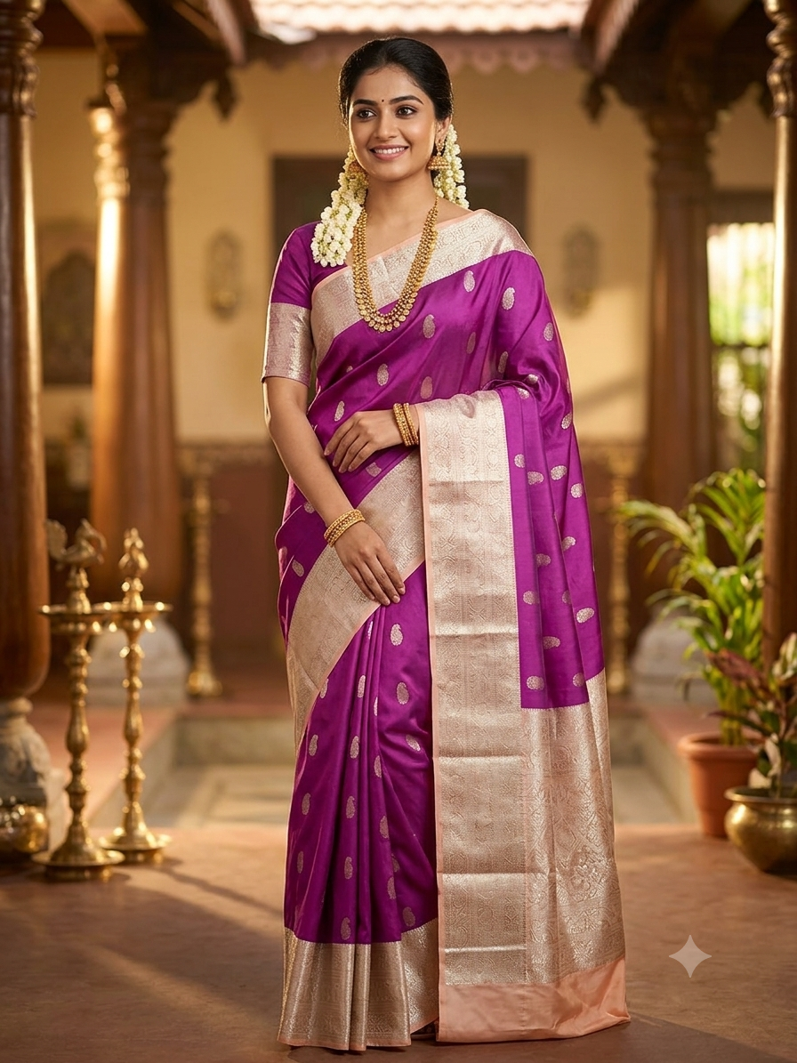 Pure Kanchipuram Silk Saree