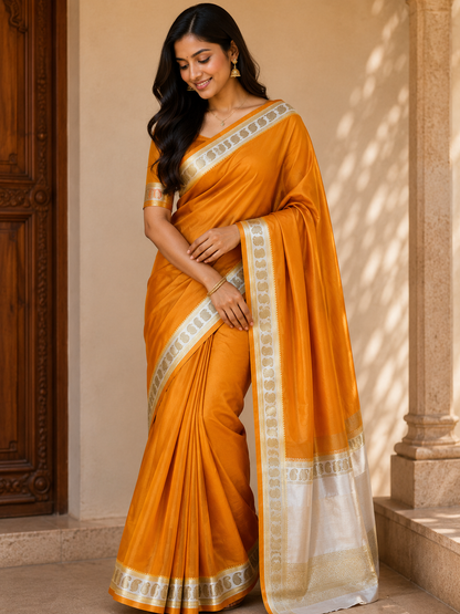 Artificial / Mix Crape Sarees