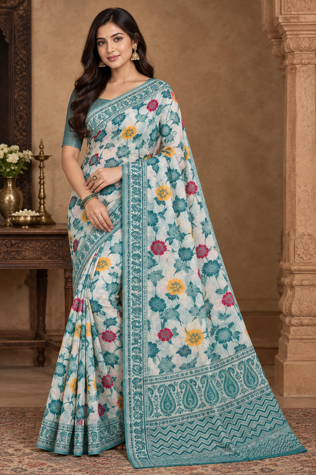 Pure Cotton Silk Saree