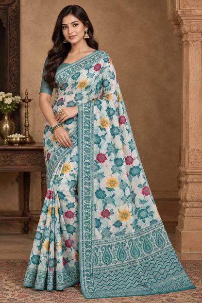 Pure Cotton Silk Saree