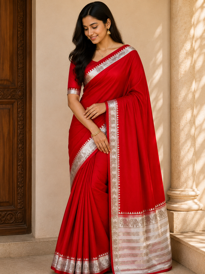 Artificial / Mix Crape Sarees