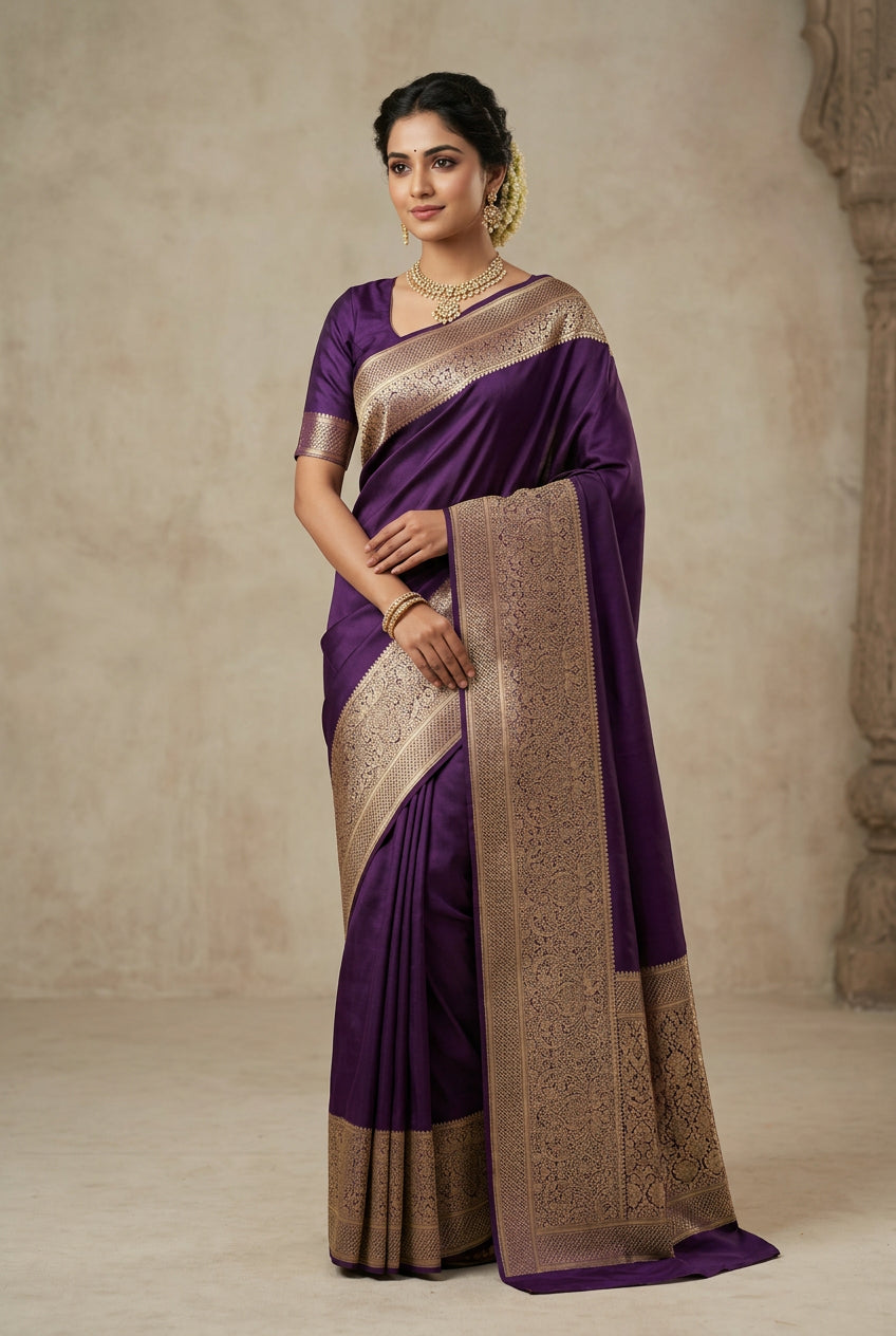 Pure Mysore Silk Saree.