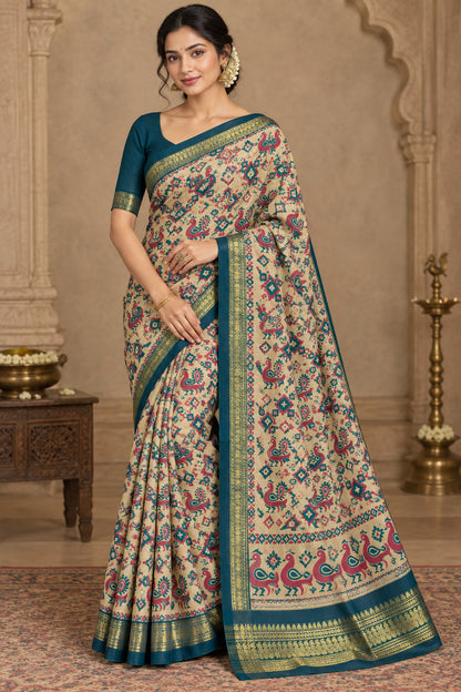 Pure Cotton Silk Saree
