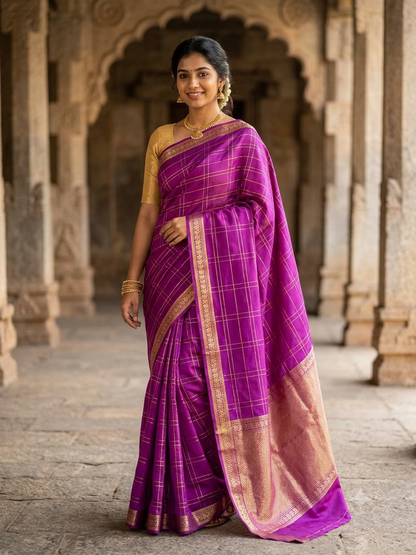 Pure Mysore Silk Saree.