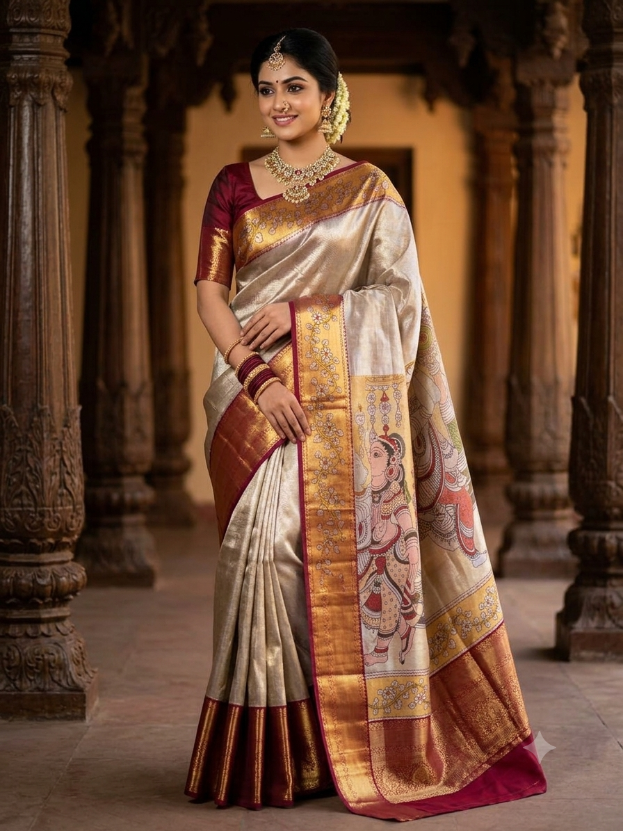 Pure Kanchipuram Silk Saree