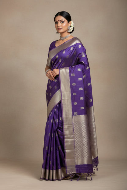 Kanchi Mix Silk Saree