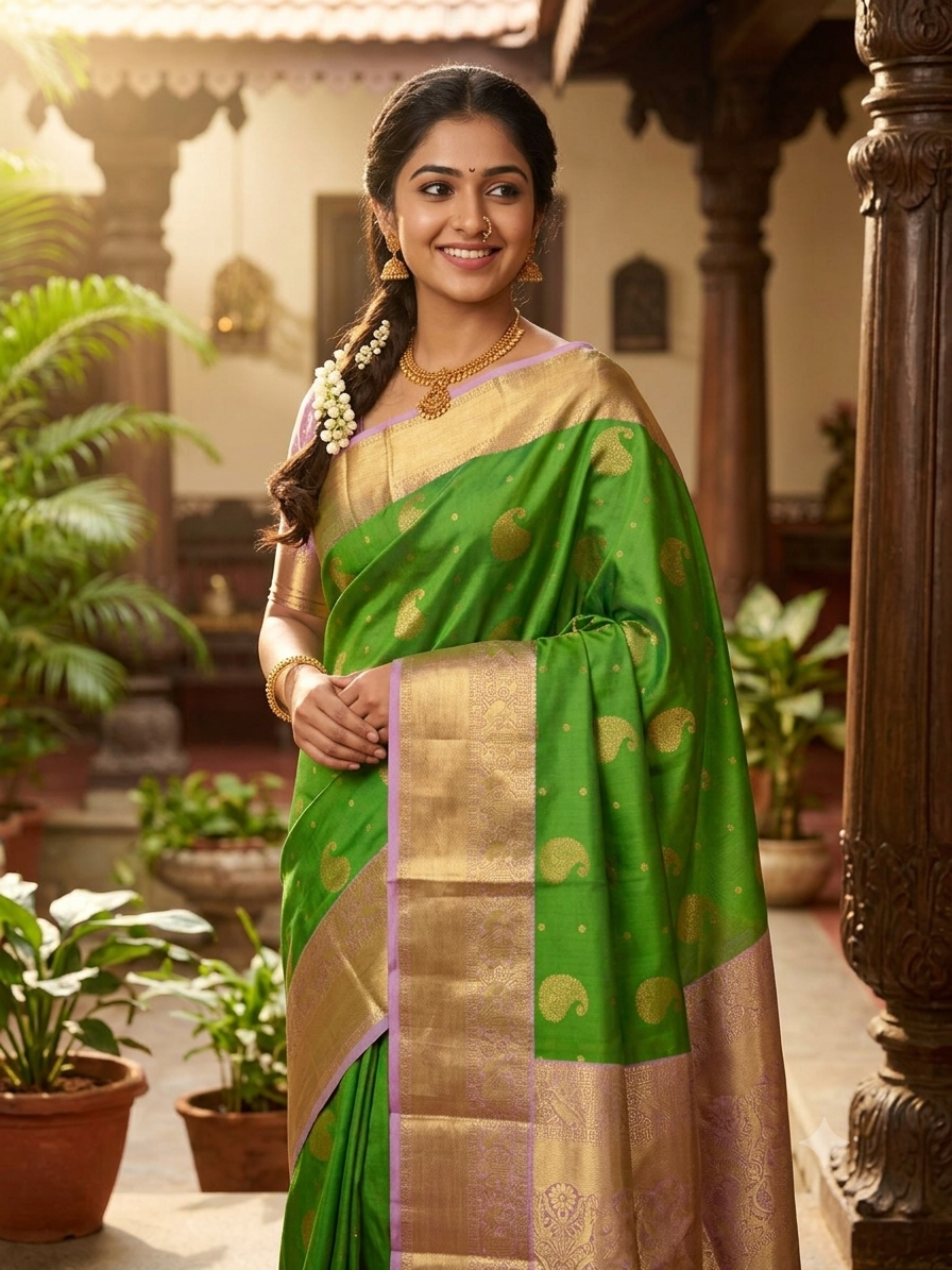 Pure Kanchipuram Silk Saree