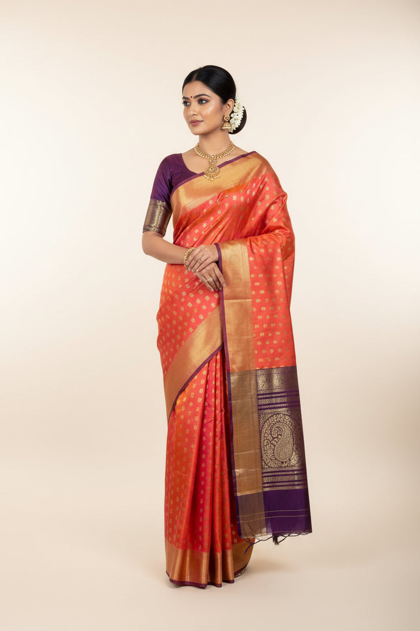 Kanchi Mix Silk Saree