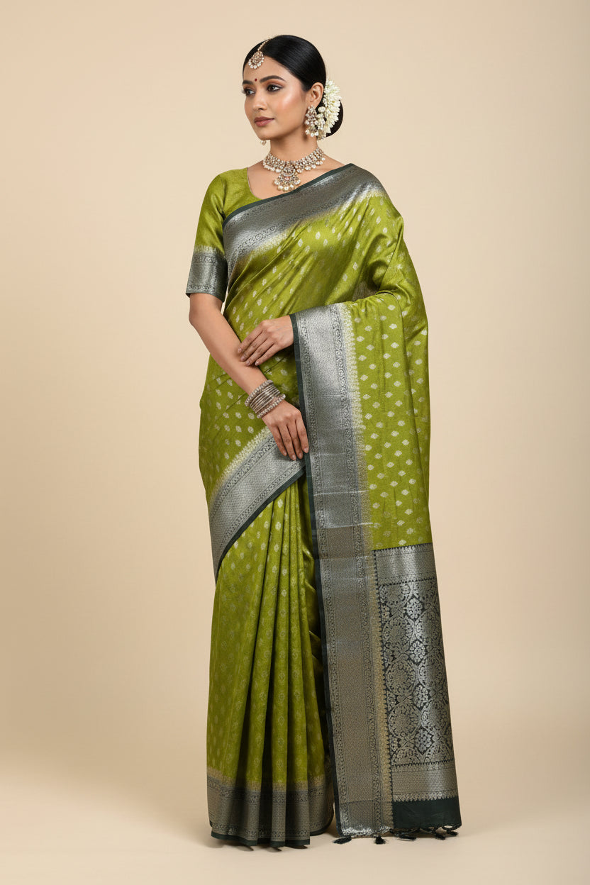 Raw Silk Saree.