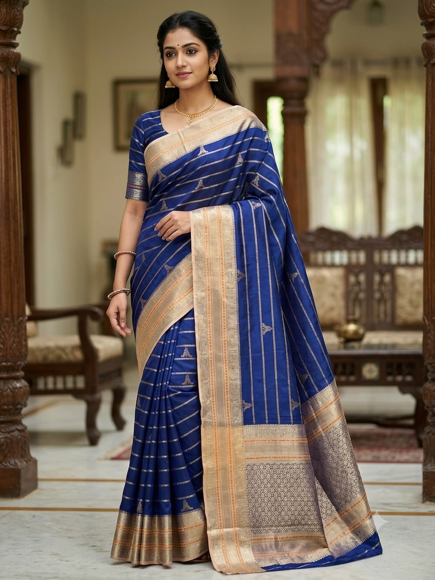 Pure Kanchipuram Silk Saree