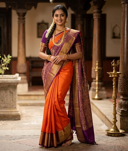 Pure Mysore Silk Saree.