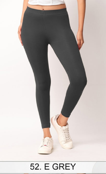 Ankle length Cotton+Lycra stretchable leggings.499/- For 3 Pieces