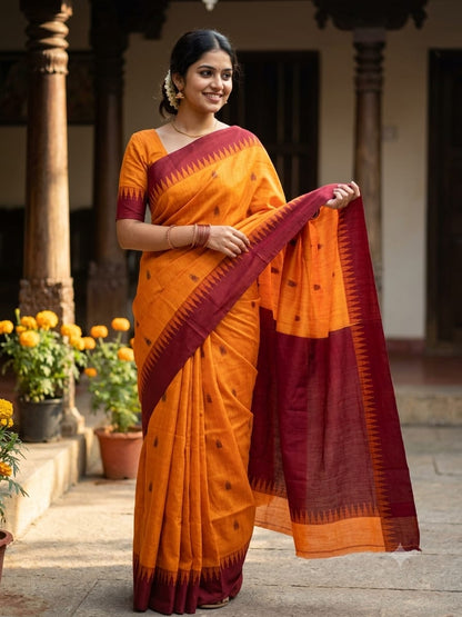Pure Cotton Silk Saree