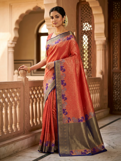 Kanchi Mix Silk Saree