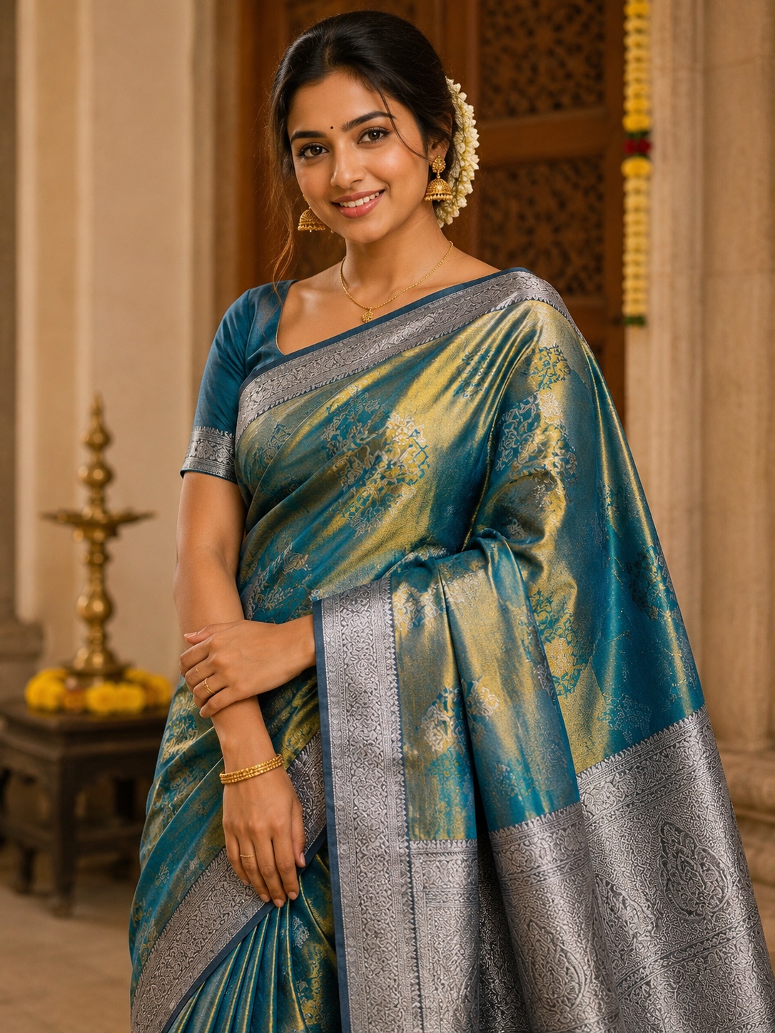 Pure Kanchipuram Silk Saree