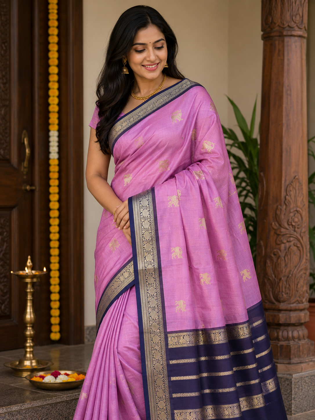 Pure Kanchipuram Silk Saree