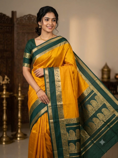 Pure Mysore Silk Saree.