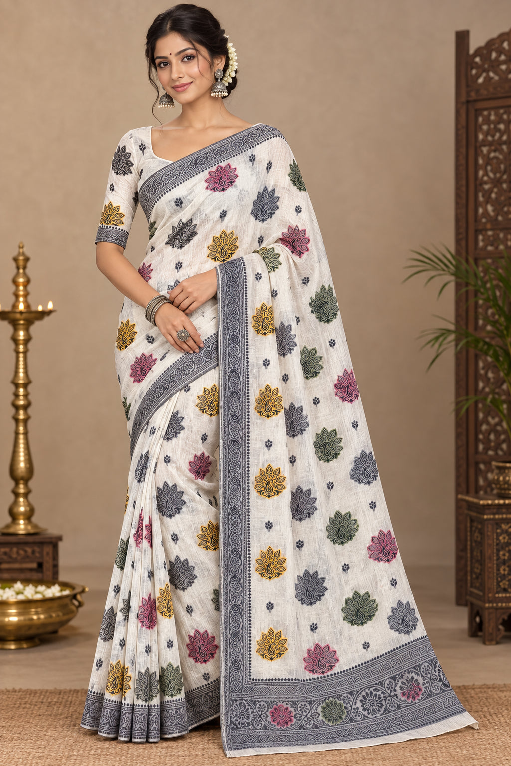 Pure Cotton Silk Saree