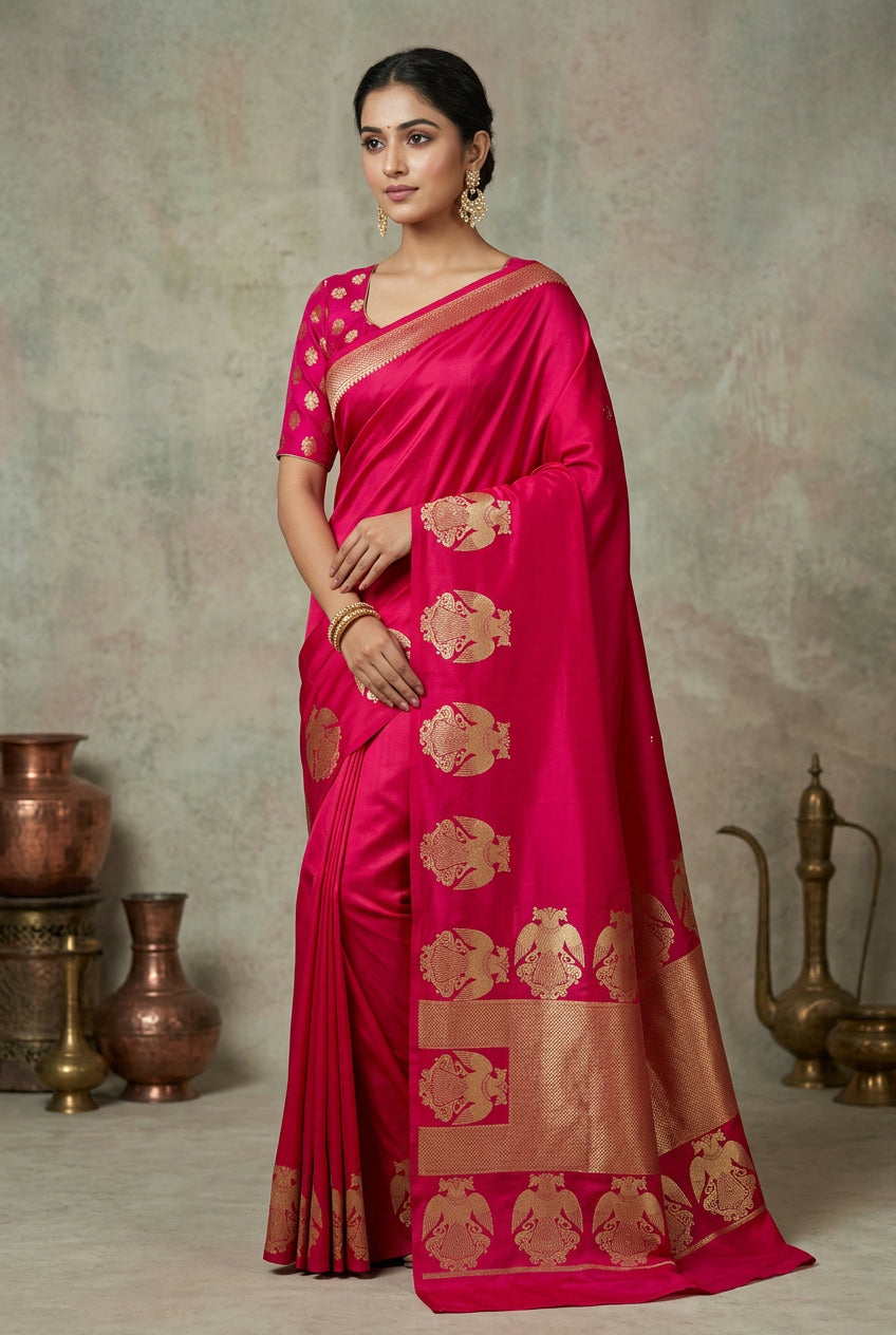 Pure Mysore Silk Saree.