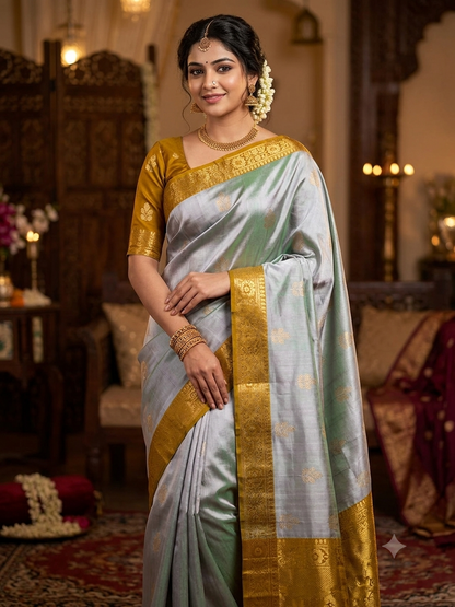 Kanchi Mix Silk Saree