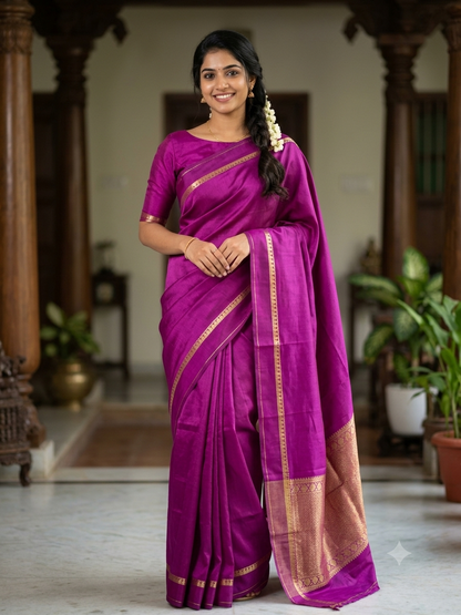 Pure Mysore Silk Saree.