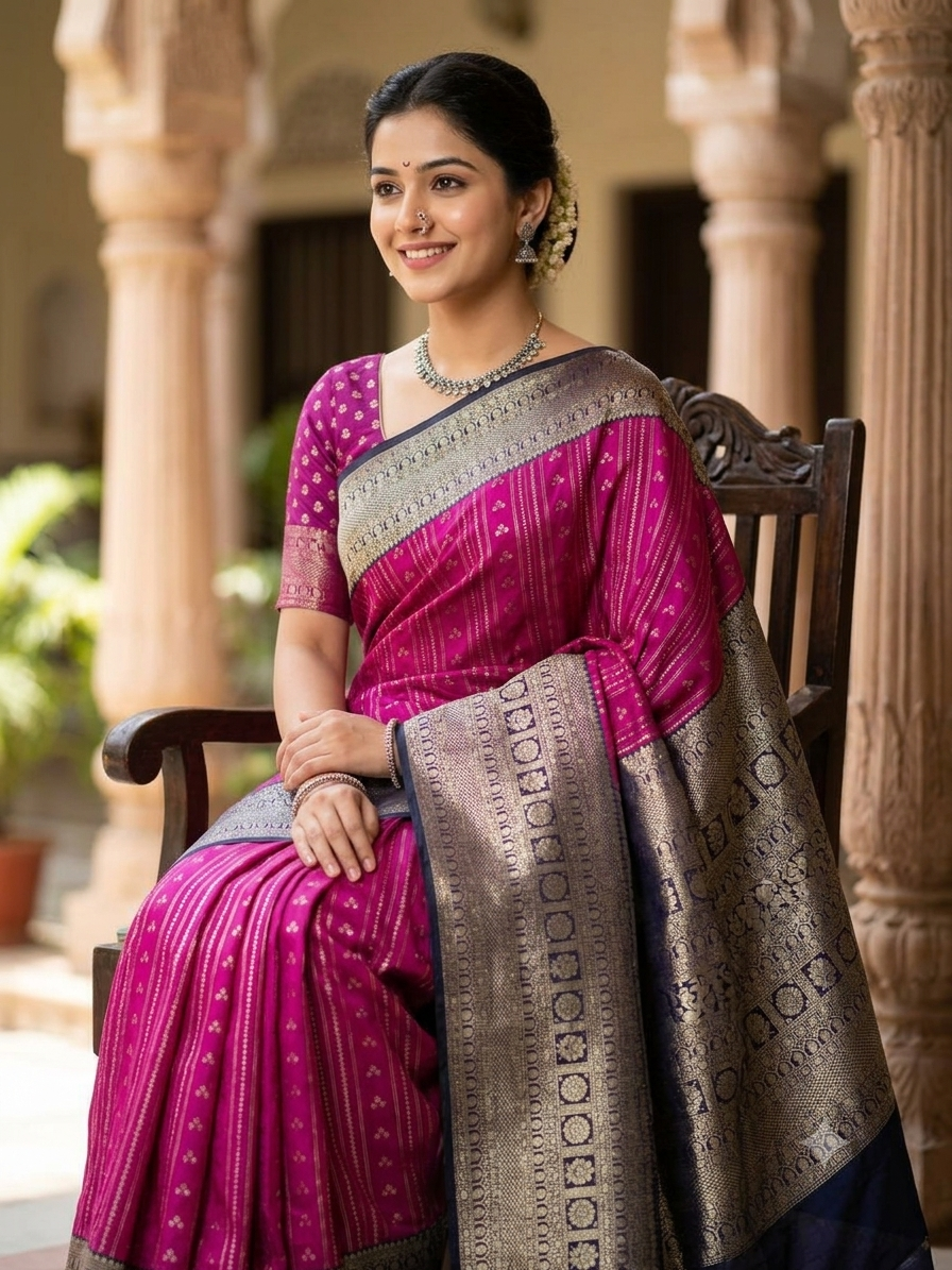 Mix Soft Silk Saree