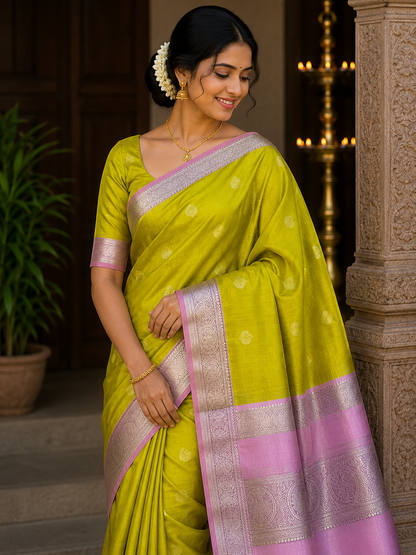 Kanchi Mix Silk Saree