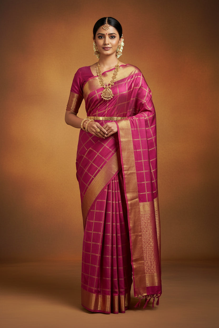 Pure Mysore Silk Saree.