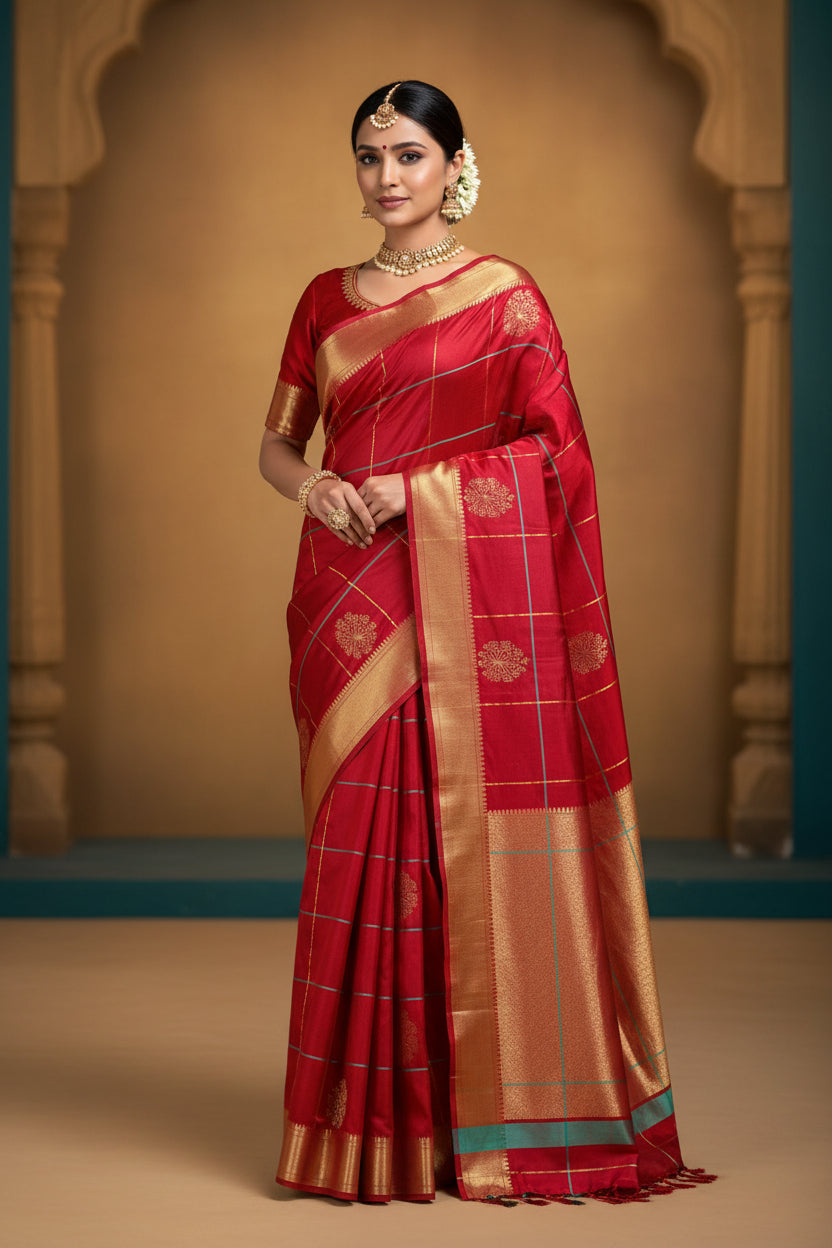 Kanchi Mix Silk Saree