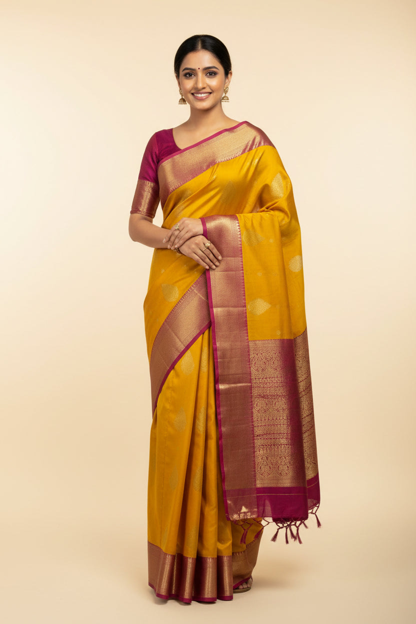 Kanchi Mix Silk Saree