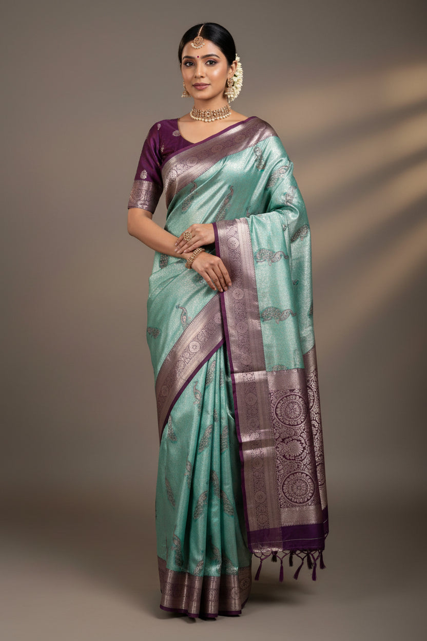 Kanchi Mix Silk Saree