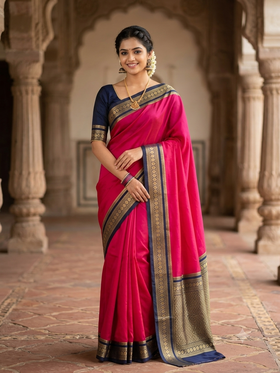 Pure Mysore Silk Saree.