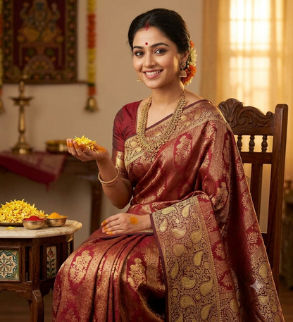 Kanchi Mix Silk Saree