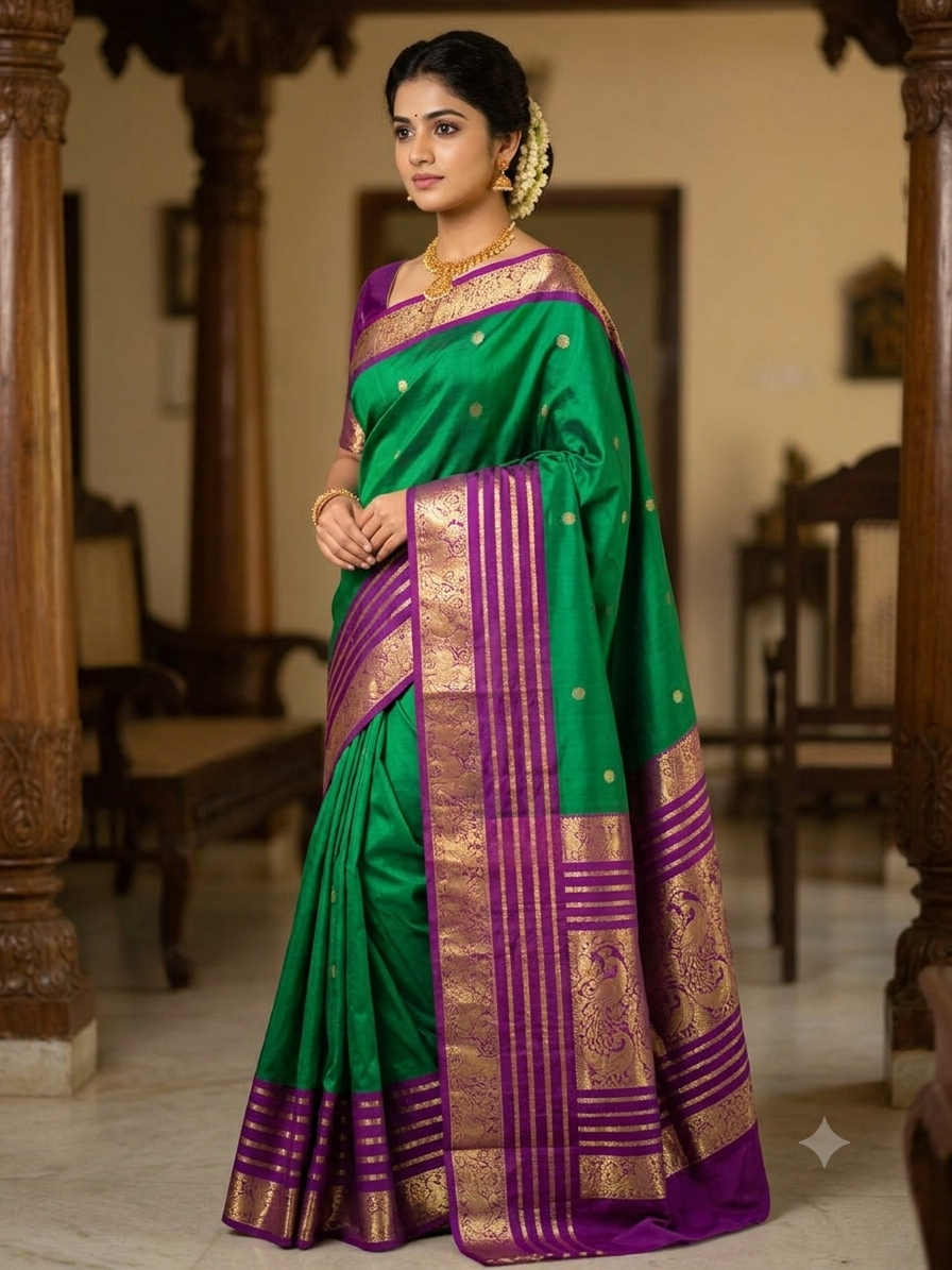 Pure Kanchipuram Silk Saree