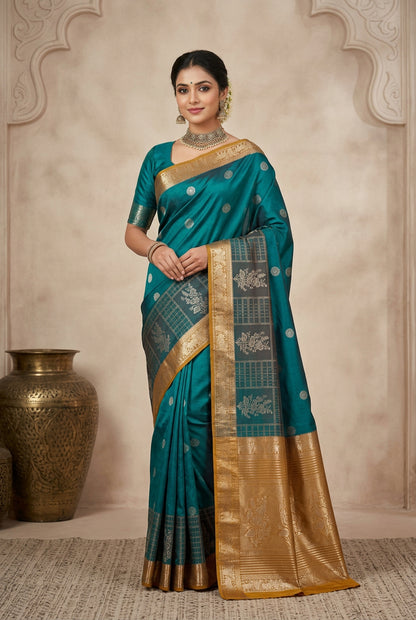 Kanchi Mix Silk Saree